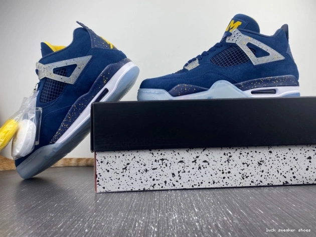 Cheap LUCY Michigan Jordan Air Retro (PE) 4 AJ4-1036660 0815